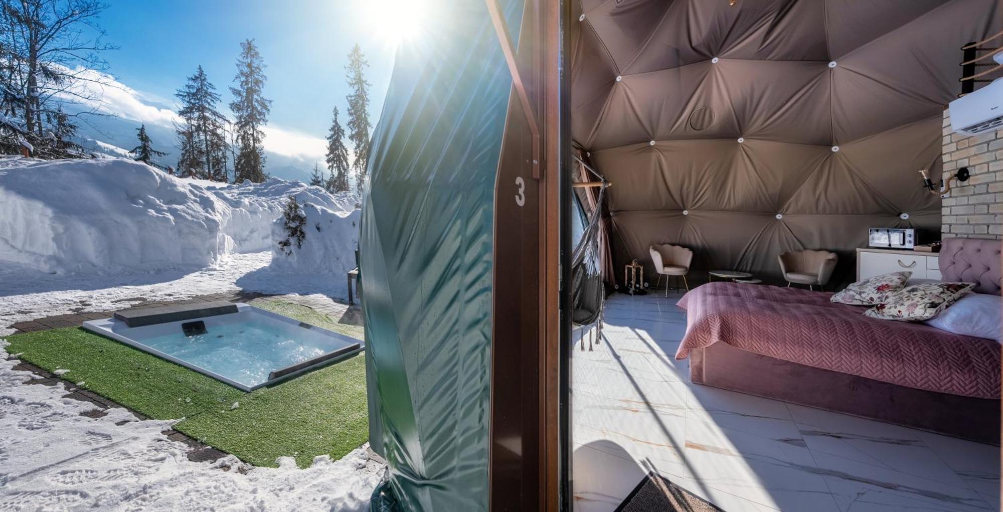 Peak Glamp & Jacuzzi Hotel ซาโกปาเน ภายนอก รูปภาพ