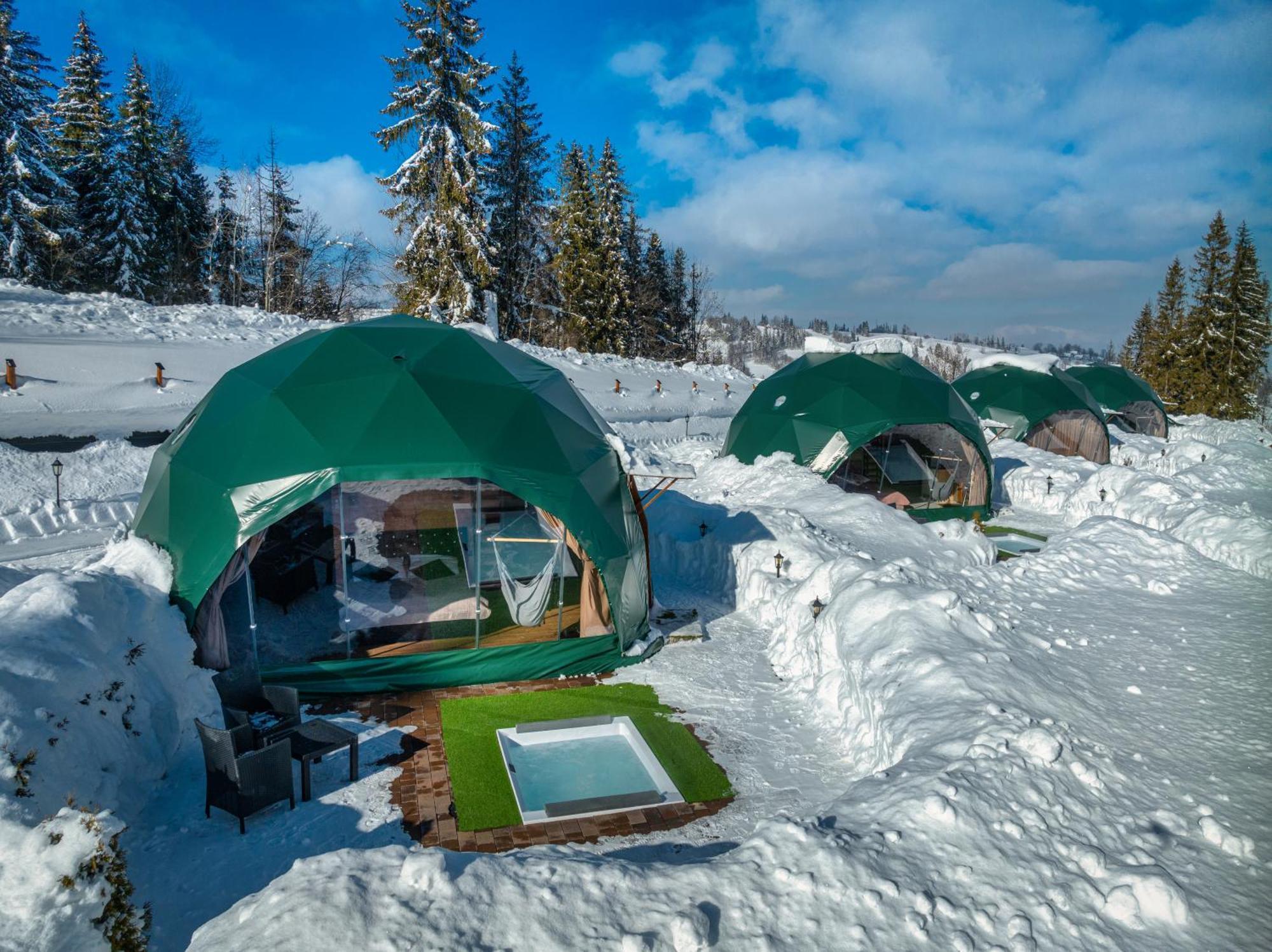 Peak Glamp & Jacuzzi Hotel ซาโกปาเน ภายนอก รูปภาพ